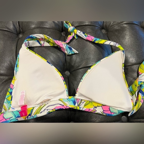 Women’s Victoria Secret Colorful Halter Bikini Top Size Small - Picture 4 of 9
